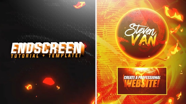 FREE YouTube End Screen/Outro Template